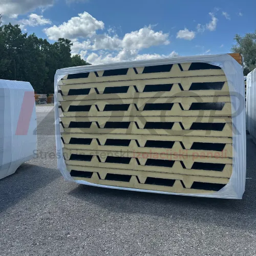 Strešni sendvič panel PUR 30 mm, antracit RAL 7016 – pogled 3