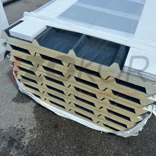 Strešni sendvič panel PUR 30 mm, antracit RAL 7016 – pogled 7
